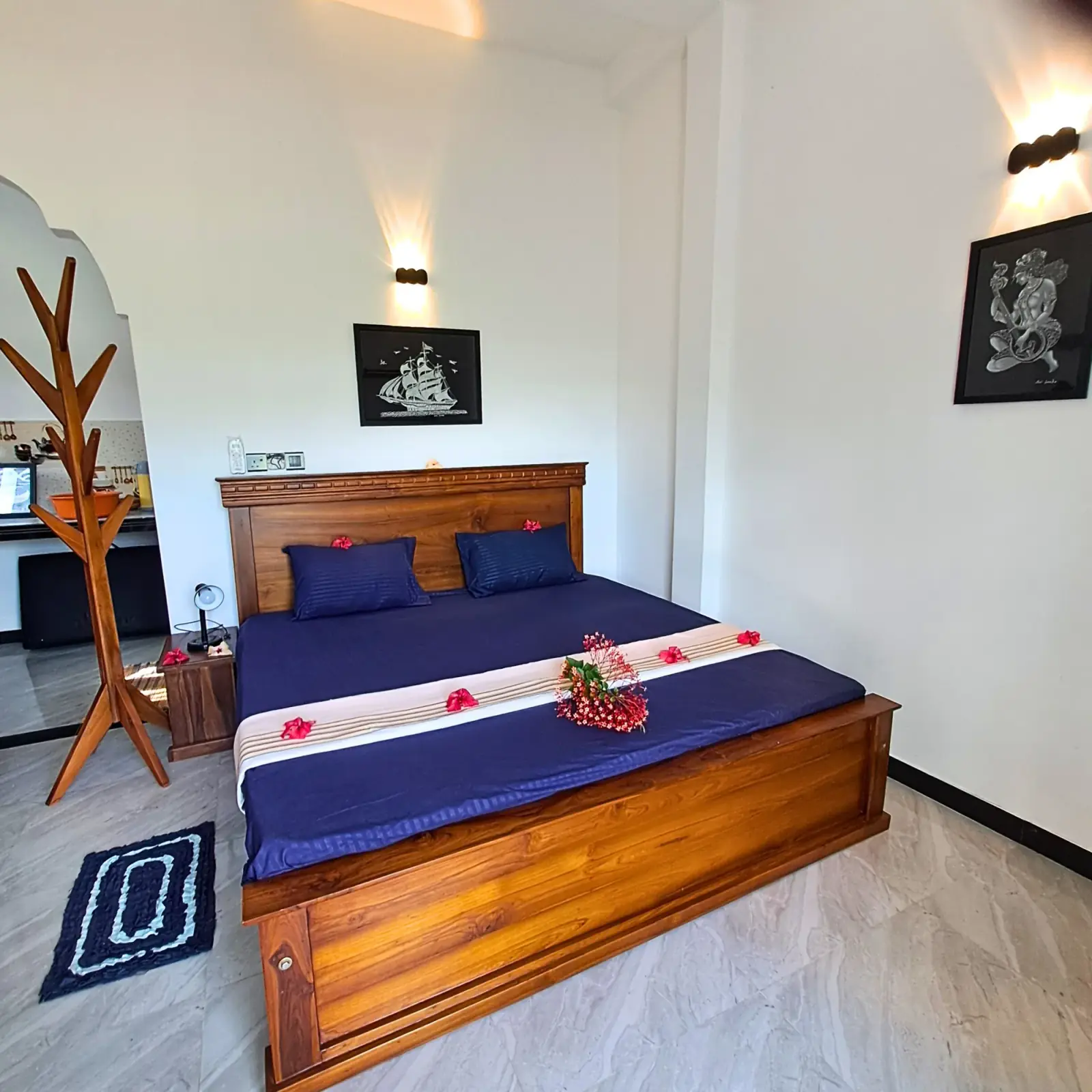 Eines der beiden Gästezimmer